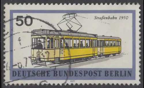 BERLIN 1971 Michel-Nummer 383 gestempelt EINZELMARKE (l)