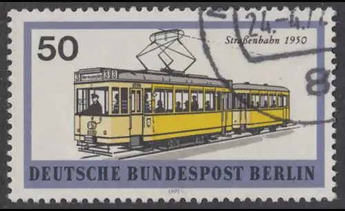 BERLIN 1971 Michel-Nummer 383 gestempelt EINZELMARKE (k)