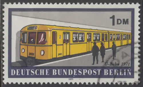BERLIN 1971 Michel-Nummer 384 gestempelt EINZELMARKE (zb)