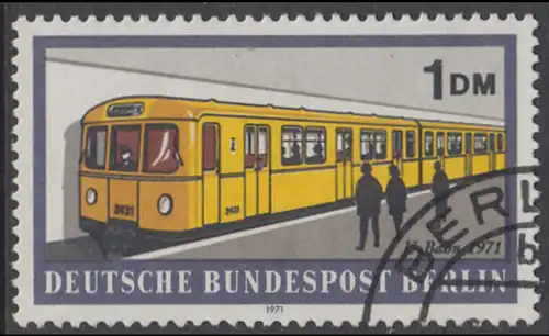 BERLIN 1971 Michel-Nummer 384 gestempelt EINZELMARKE (f)