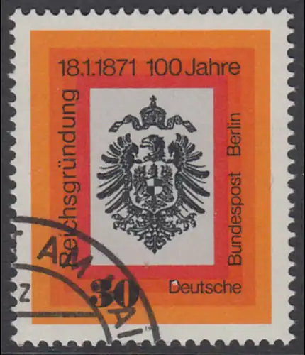 BERLIN 1971 Michel-Nummer 385 gestempelt EINZELMARKE (k)