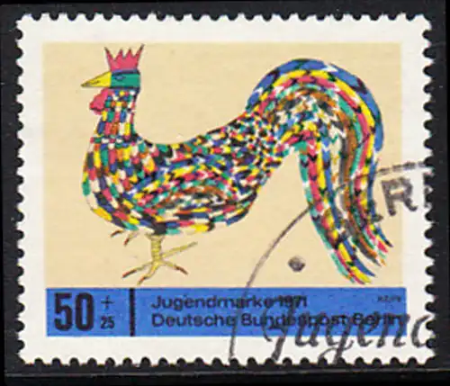 BERLIN 1971 Michel-Nummer 389 gestempelt EINZELMARKE (a)
