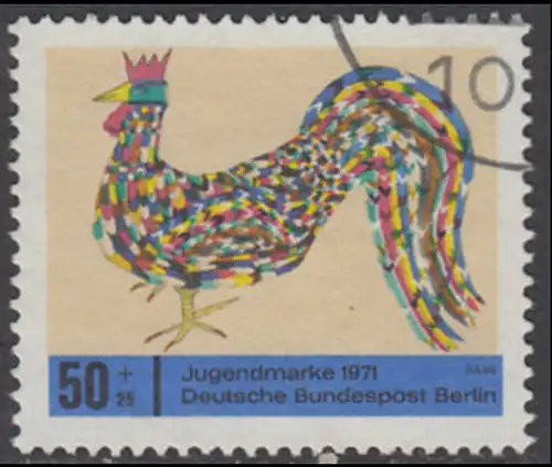 BERLIN 1971 Michel-Nummer 389 gestempelt EINZELMARKE (c)