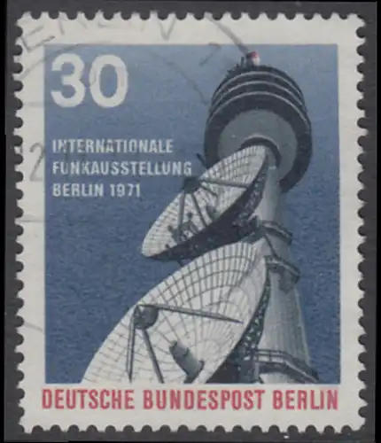 BERLIN 1971 Michel-Nummer 391 gestempelt EINZELMARKE (m)