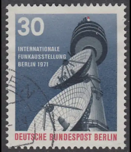 BERLIN 1971 Michel-Nummer 391 gestempelt EINZELMARKE (r)