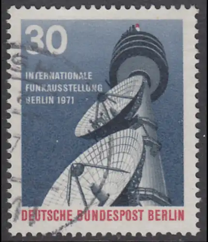 BERLIN 1971 Michel-Nummer 391 gestempelt EINZELMARKE (p)