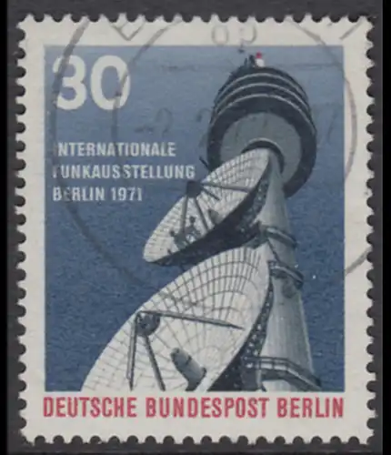 BERLIN 1971 Michel-Nummer 391 gestempelt EINZELMARKE (o)