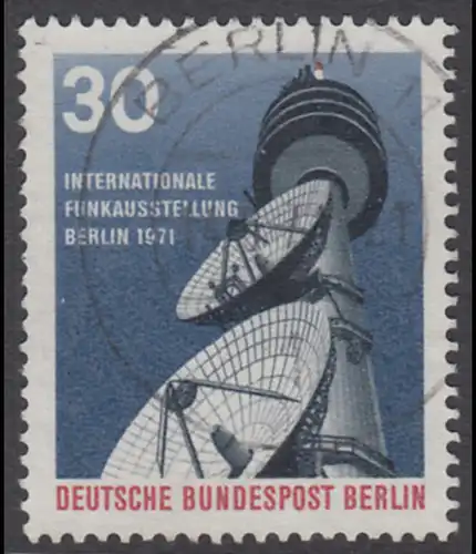 BERLIN 1971 Michel-Nummer 391 gestempelt EINZELMARKE (b)