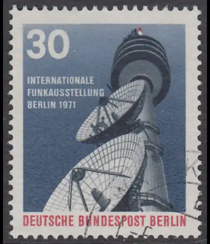 BERLIN 1971 Michel-Nummer 391 gestempelt EINZELMARKE (k)