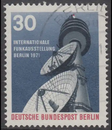 BERLIN 1971 Michel-Nummer 391 gestempelt EINZELMARKE (d)