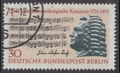 BERLIN 1971 Michel-Nummer 392 gestempelt EINZELMARKE (m)