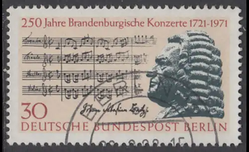 BERLIN 1971 Michel-Nummer 392 gestempelt EINZELMARKE (k)