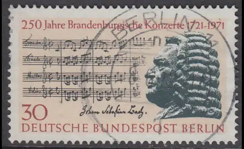 BERLIN 1971 Michel-Nummer 392 gestempelt EINZELMARKE (o)