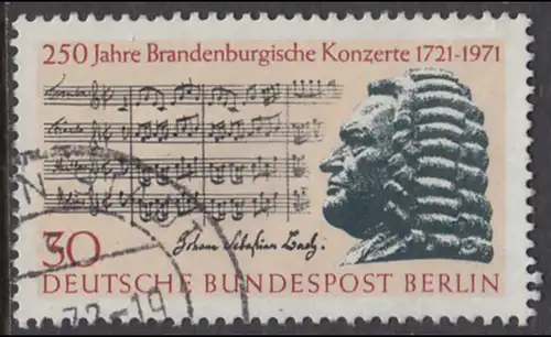 BERLIN 1971 Michel-Nummer 392 gestempelt EINZELMARKE (e)