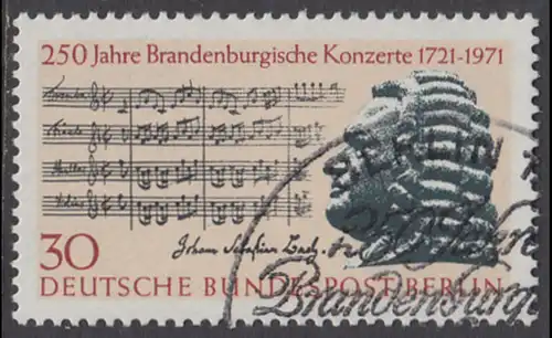 BERLIN 1971 Michel-Nummer 392 gestempelt EINZELMARKE (d)