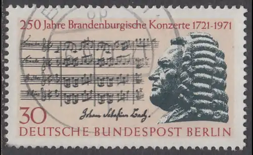 BERLIN 1971 Michel-Nummer 392 gestempelt EINZELMARKE (b)