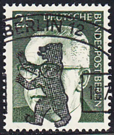 BERLIN 1971 Michel-Nummer 393 gestempelt EINZELMARKE (a)