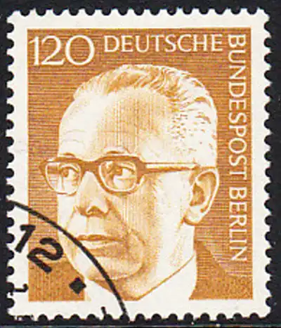 BERLIN 1971 Michel-Nummer 395 gestempelt EINZELMARKE (c)