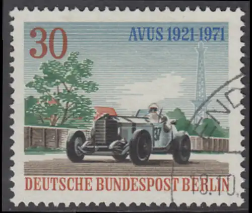 BERLIN 1971 Michel-Nummer 399 gestempelt EINZELMARKE (n)