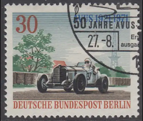 BERLIN 1971 Michel-Nummer 399 gestempelt EINZELMARKE (m)