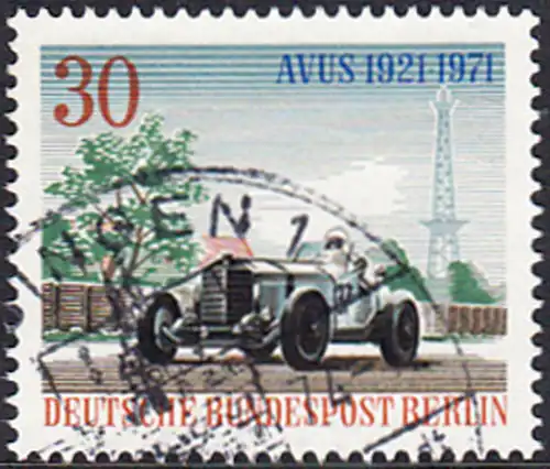 BERLIN 1971 Michel-Nummer 399 gestempelt EINZELMARKE (d)