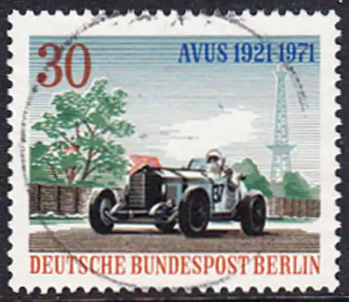 BERLIN 1971 Michel-Nummer 399 gestempelt EINZELMARKE (c)