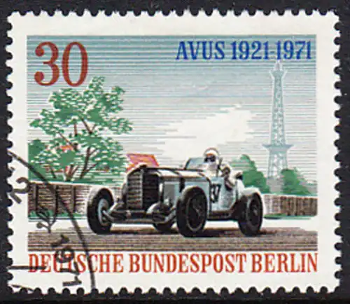 BERLIN 1971 Michel-Nummer 399 gestempelt EINZELMARKE (b)