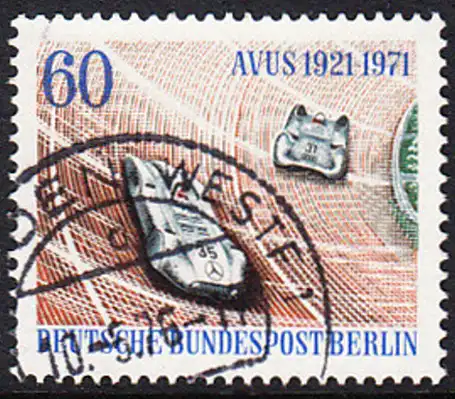 BERLIN 1971 Michel-Nummer 400 gestempelt EINZELMARKE (d)