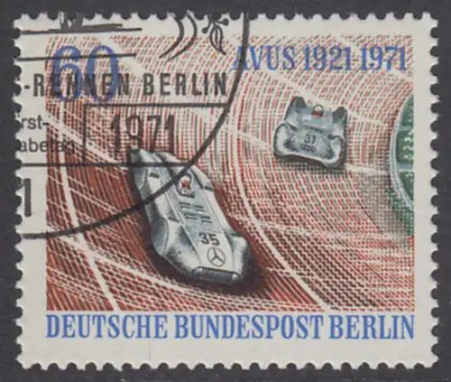 BERLIN 1971 Michel-Nummer 400 gestempelt EINZELMARKE (l)