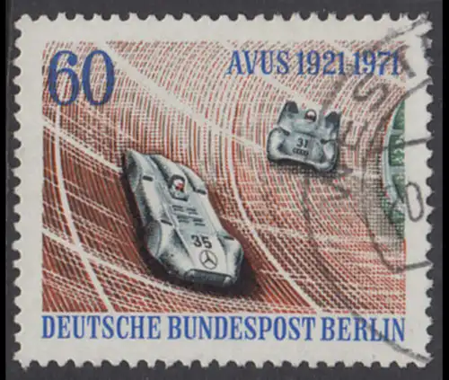 BERLIN 1971 Michel-Nummer 400 gestempelt EINZELMARKE (k)