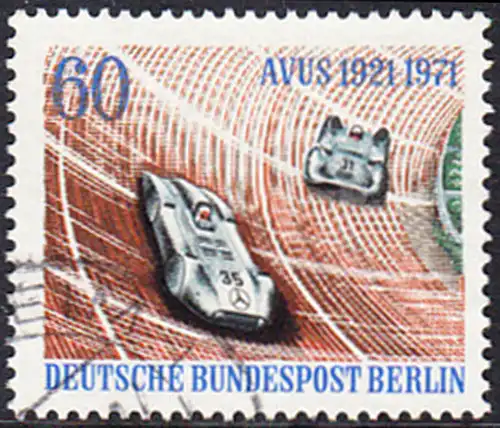 BERLIN 1971 Michel-Nummer 400 gestempelt EINZELMARKE (f)