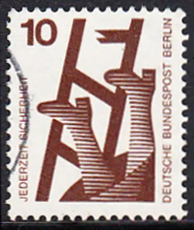 BERLIN 1971 Michel-Nummer 403 gestempelt EINZELMARKE (a)