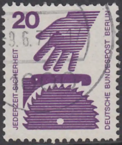 BERLIN 1971 Michel-Nummer 404 gestempelt EINZELMARKE (k)