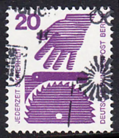 BERLIN 1971 Michel-Nummer 404 gestempelt EINZELMARKE (c)