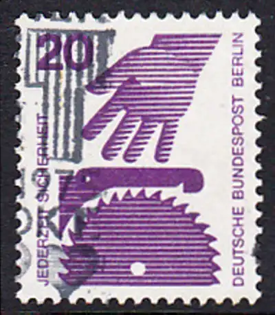 BERLIN 1971 Michel-Nummer 404 gestempelt EINZELMARKE (b)