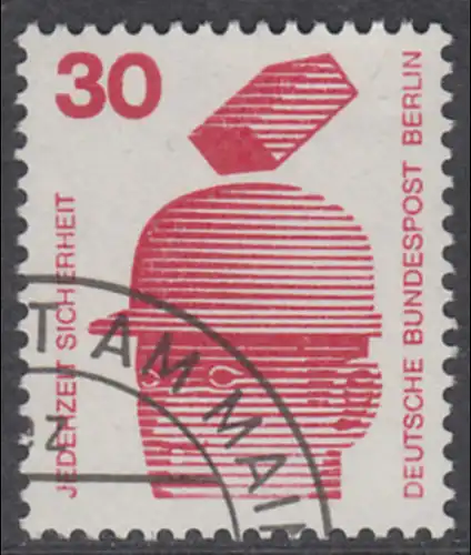 BERLIN 1971 Michel-Nummer 406 gestempelt EINZELMARKE (k)