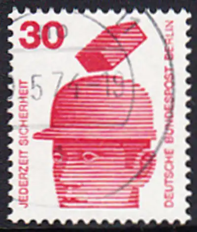 BERLIN 1971 Michel-Nummer 406 gestempelt EINZELMARKE (c)