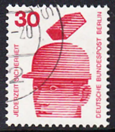 BERLIN 1971 Michel-Nummer 406 gestempelt EINZELMARKE (b)