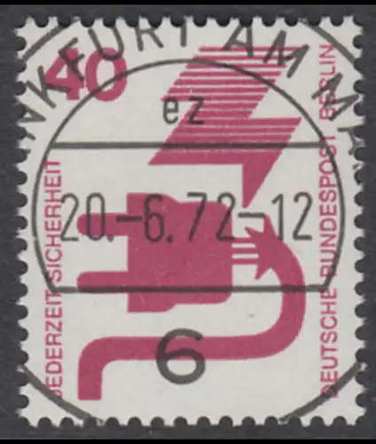 BERLIN 1971 Michel-Nummer 407 gestempelt EINZELMARKE (l)