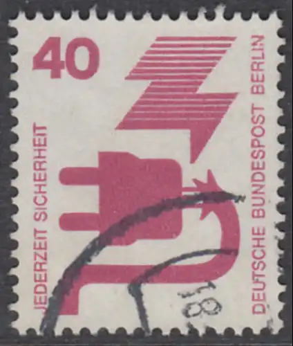 BERLIN 1971 Michel-Nummer 407 gestempelt EINZELMARKE (k)