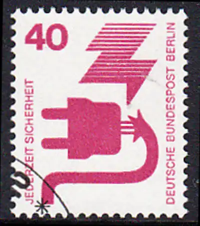 BERLIN 1971 Michel-Nummer 407 gestempelt EINZELMARKE (b)