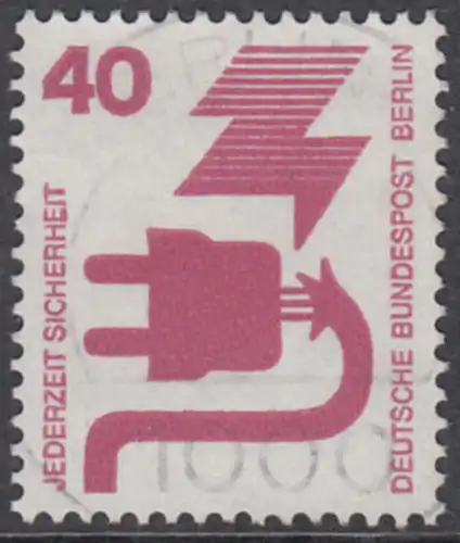 BERLIN 1971 Michel-Nummer 407 gestempelt EINZELMARKE (e)