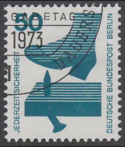 BERLIN 1971 Michel-Nummer 408 gestempelt EINZELMARKE (e)