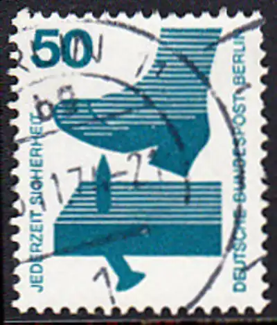 BERLIN 1971 Michel-Nummer 408 gestempelt EINZELMARKE (d)