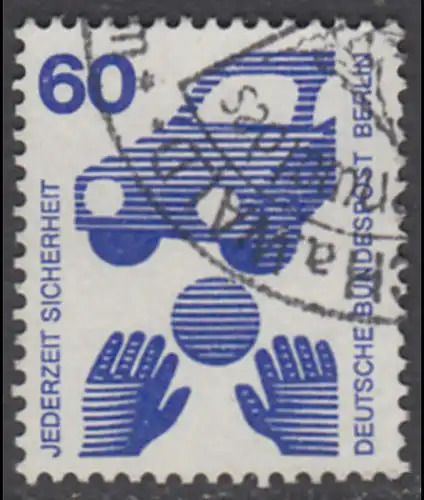 BERLIN 1971 Michel-Nummer 409 gestempelt EINZELMARKE (f)