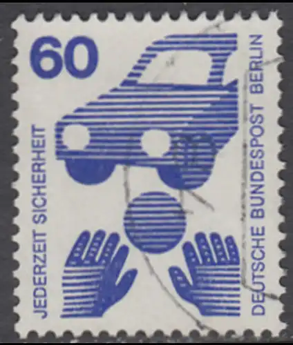 BERLIN 1971 Michel-Nummer 409 gestempelt EINZELMARKE (b)