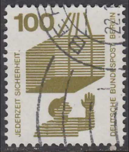 BERLIN 1971 Michel-Nummer 410 gestempelt EINZELMARKE (q)