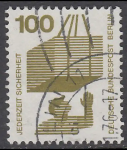 BERLIN 1971 Michel-Nummer 410 gestempelt EINZELMARKE (p)