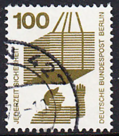 BERLIN 1971 Michel-Nummer 410 gestempelt EINZELMARKE (k)