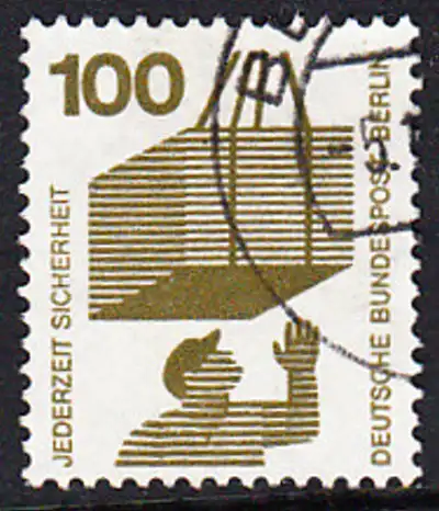 BERLIN 1971 Michel-Nummer 410 gestempelt EINZELMARKE (f)